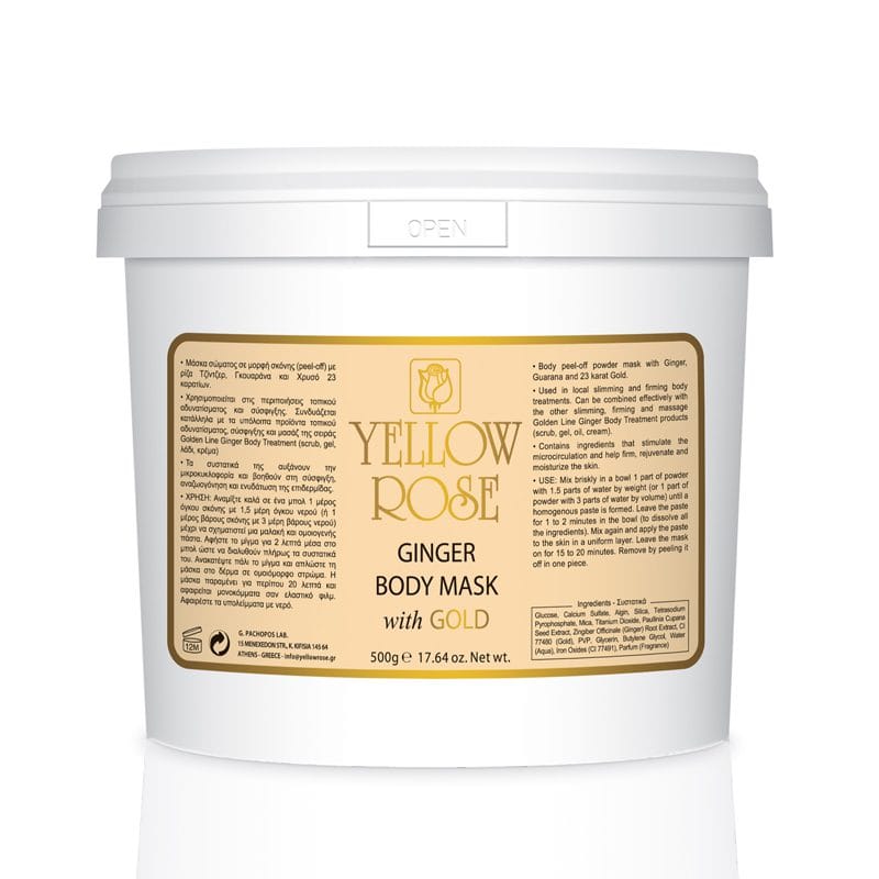 Ginger Body Pell-Off Mask – Plastificējoša maska ķermenim ar zeltu 500g