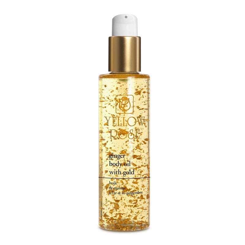 Ginger Body Oil with Gold – Masāžas eļļa ķermenim ar zeltu 200ml