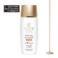Hyaluronic Sun Care Fluid SPF 50 (Medium) – Mitrinošs, pretnovecošanās fluīds sejai ar toni